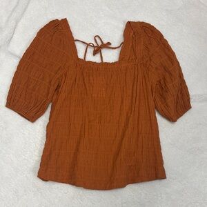 Wishlist Terracotta Textured Blouse
